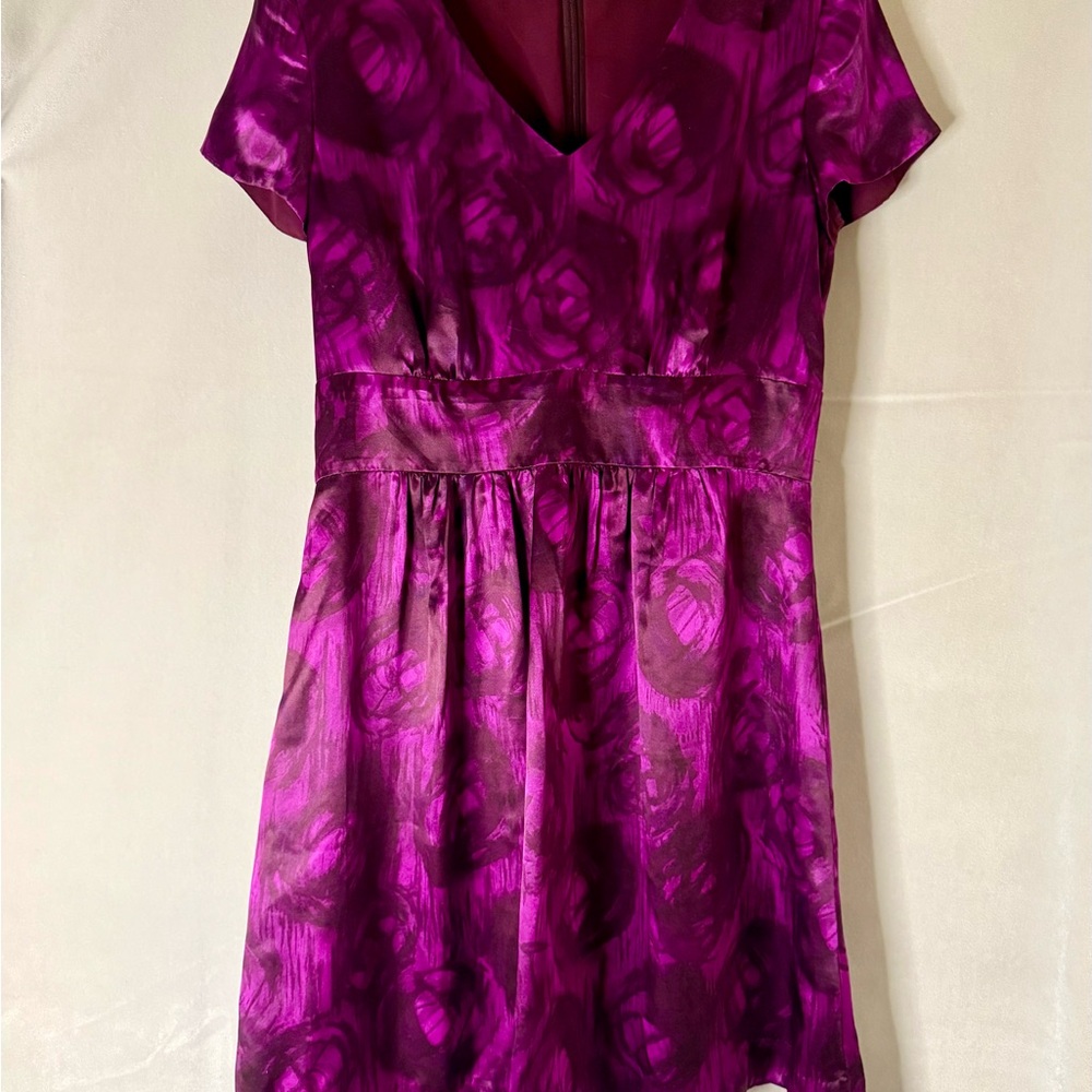 Banana Republic Purple Midi Dress